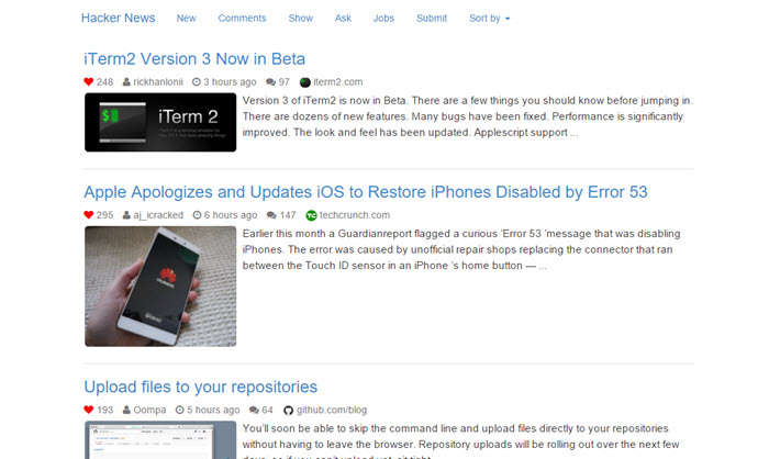 21 better ways to read Hacker News - which is your favorite? - Hacker Bits