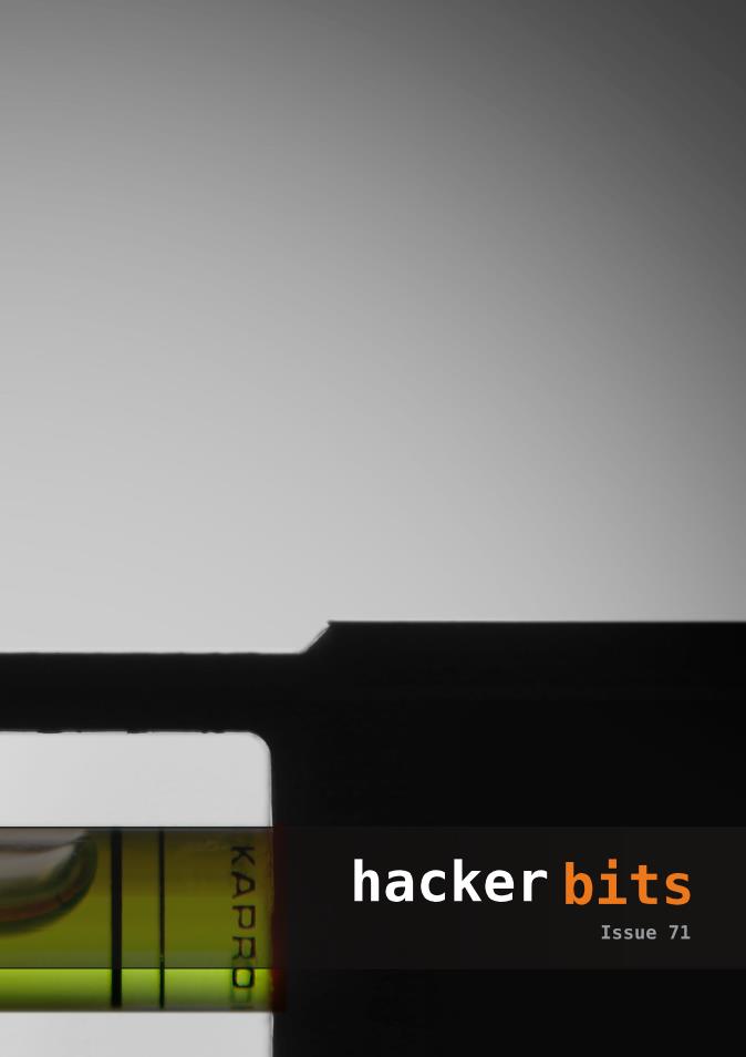 Hacker Bits Cover, Issue 71